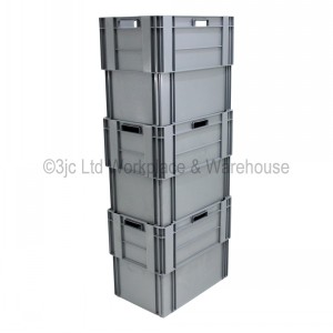Standard Euro Box 60cm Solid Sides & Base 99 Litre